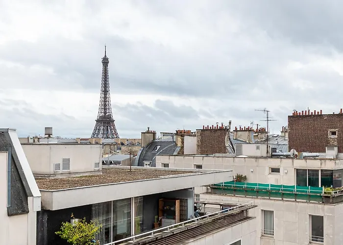 Daire Champs Elysees I Vue Sur Tour Eiffel & Spacieux *